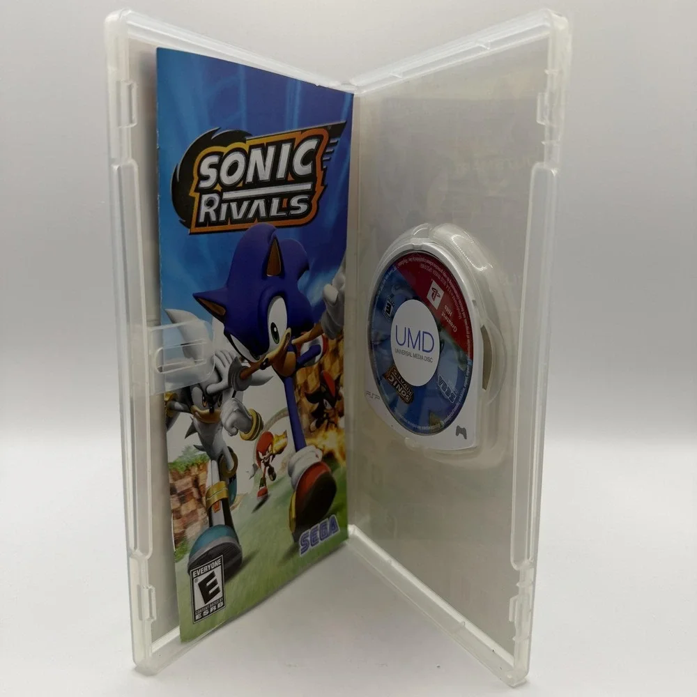 Sonic Rivals Sony PSP Game E SEGA NTSC-U/C Greatest Hits Disc Case Manual
